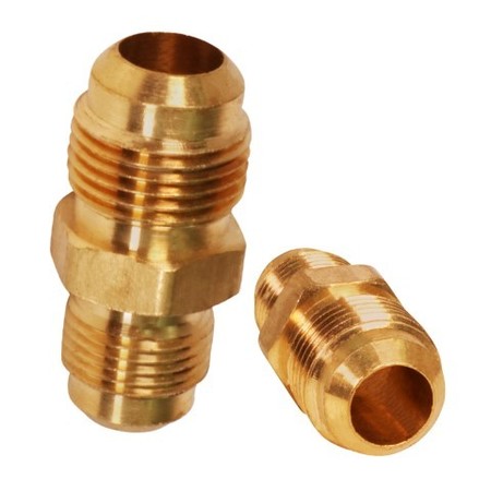 Everflow 3/8" x 1/4" Flare Reducing Union Pipe Fitting; Brass F42R-383814